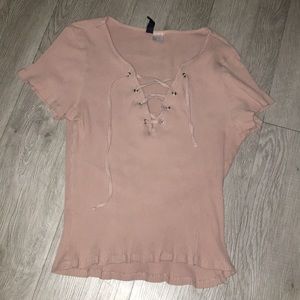 Lace Collar Tee